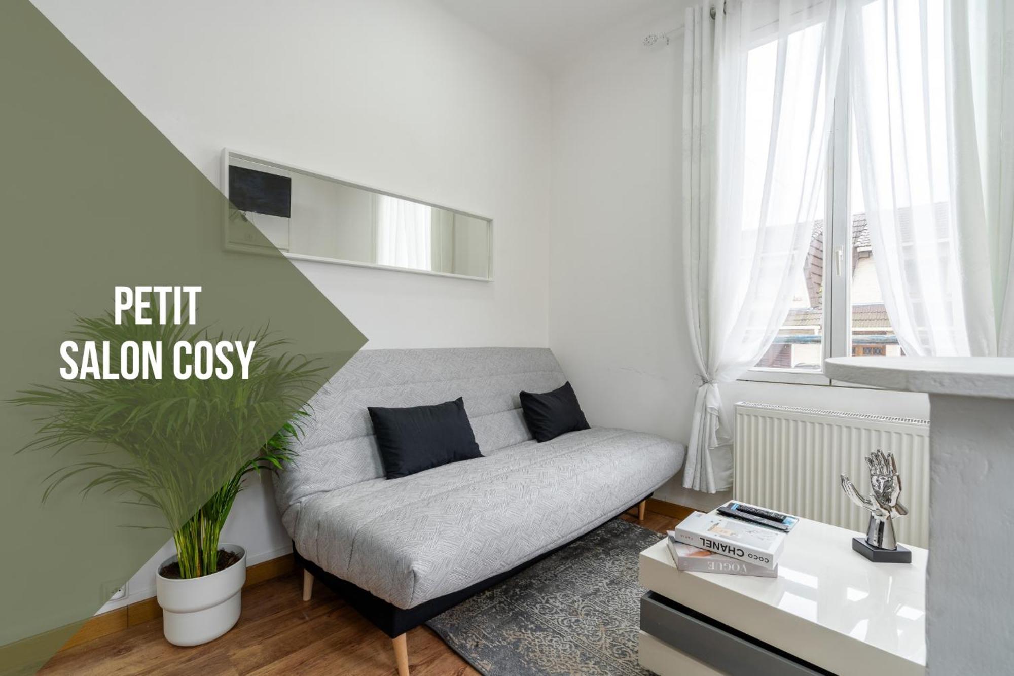 Cocon Douillet, Proche Gare, Wifi Apartment Дранси Екстериор снимка